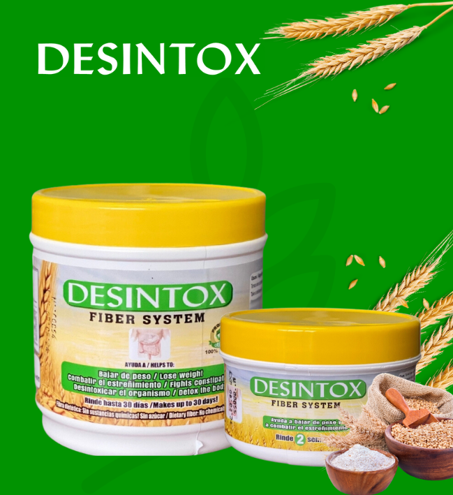 Desintox, fibra, adelgazante