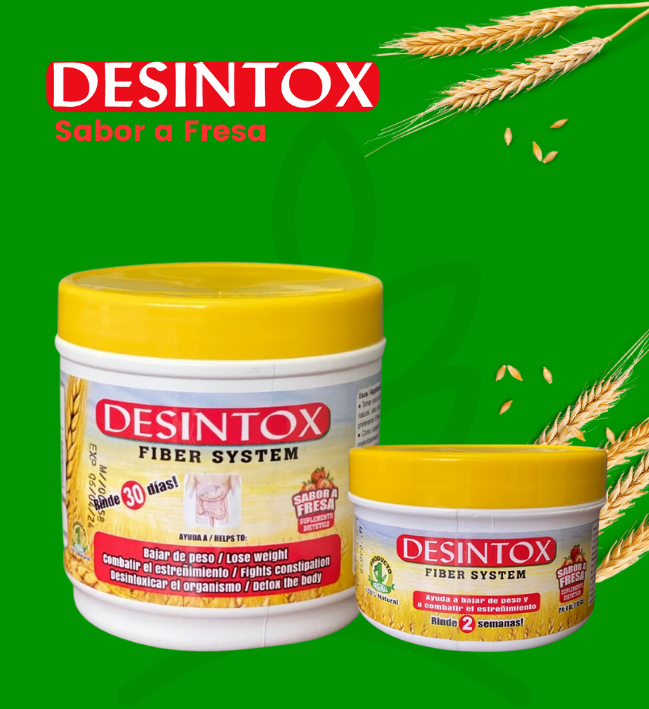 desintox, fibre natural, fibra dominicana, adelgazar, limpia colon